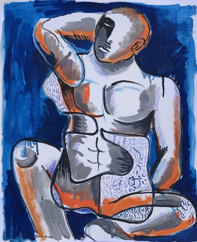 The Thinker von Roberto Munguia, Werk auf Papier kaufen auf Singulart