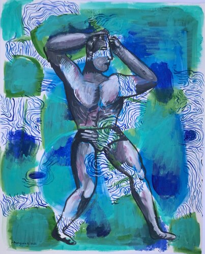 Feeling the good vibes von Roberto Munguia, Werk auf Papier kaufen auf Singulart