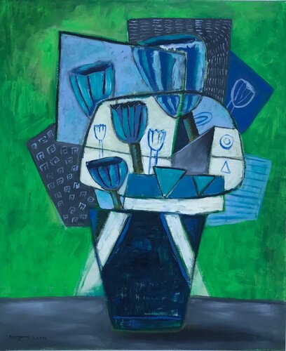 November Flowers by Roberto Munguia, Painting for Sale on Singulart