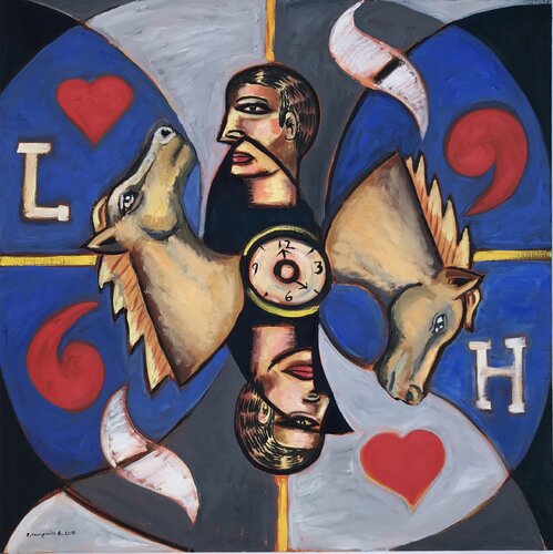 Love and hate de Roberto Munguia, Pintura a la venta en Singulart