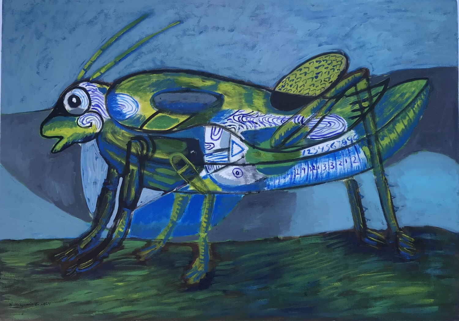 The Green Grasshopper Roberto Munguia