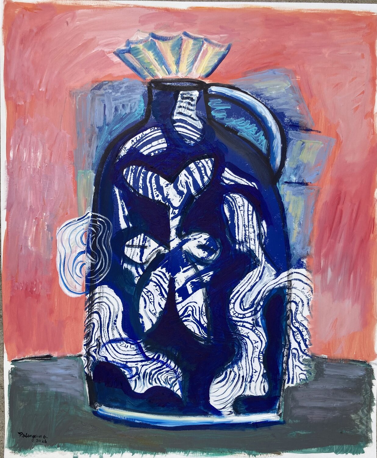 Inside of a flower vase Roberto Munguia
