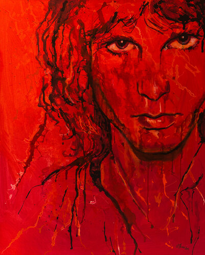 Jim Morrison van Michaela Petra Sturm, Schilderij te koop op Singulart