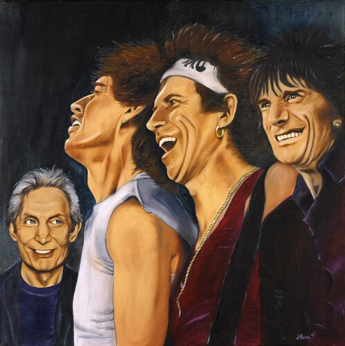 Rolling Stones di Michaela Petra Sturm, Pittura in vendita su Singulart
