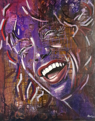Mick Jagger van Michaela Petra Sturm, Schilderij te koop op Singulart