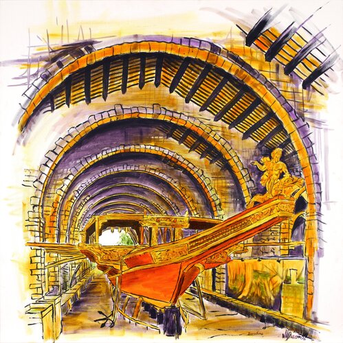 Barcelona Schifffahrtsmuseum Michaela Petra Sturm