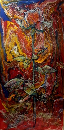 Rose di Michaela Petra Sturm, Pittura in vendita su Singulart