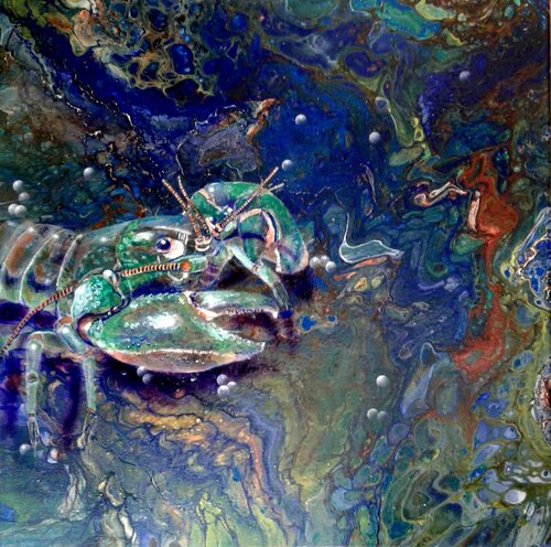 Languste by Michaela Petra Sturm, 油畫 for Sale on Singulart