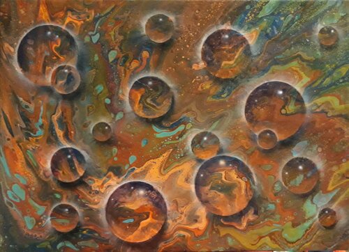 Murmeln di Michaela Petra Sturm, Pittura in vendita su Singulart
