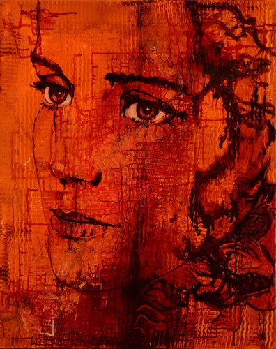 Maria Schell di Michaela Petra Sturm, Pittura in vendita su Singulart