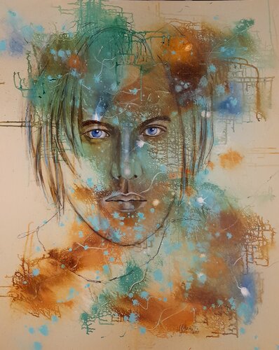 Junger Mann von Michaela Petra Sturm, Malerei kaufen auf Singulart