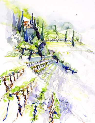 Monte Fasolo di Michaela Petra Sturm, Pittura in vendita su Singulart