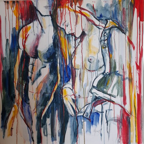 2-er Akt par Michaela Petra Sturm, Peinture en vente sur Singulart