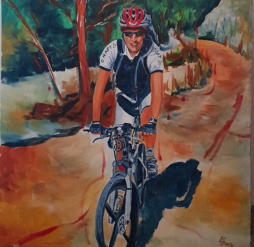 Radler di Michaela Petra Sturm, Pittura in vendita su Singulart