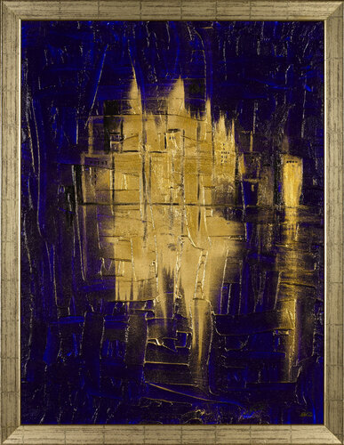 „Reflexionen der Nacht“ di Michaela Petra Sturm, Pittura in vendita su Singulart