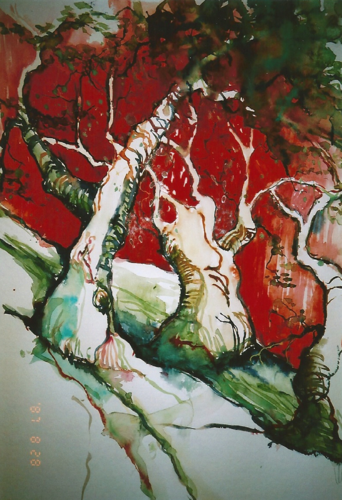 „Im Herz des Olivenhains“ par Michaela Petra Sturm, Peinture en vente sur Singulart