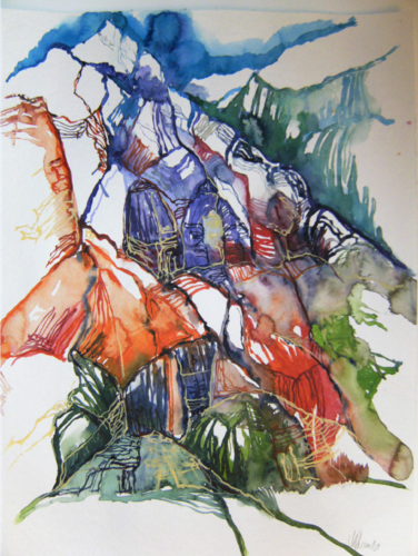 „Im Herz der Berge“ par Michaela Petra Sturm, Peinture en vente sur Singulart