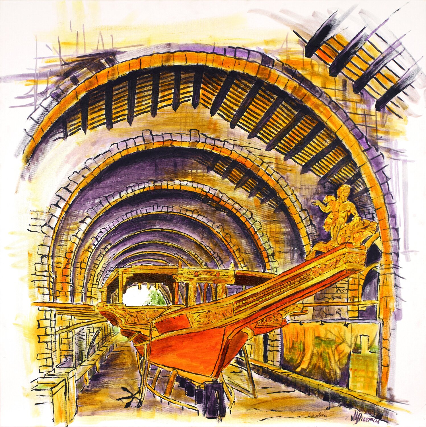 Barcelona Schifffahrtsmuseum Michaela Petra Sturm