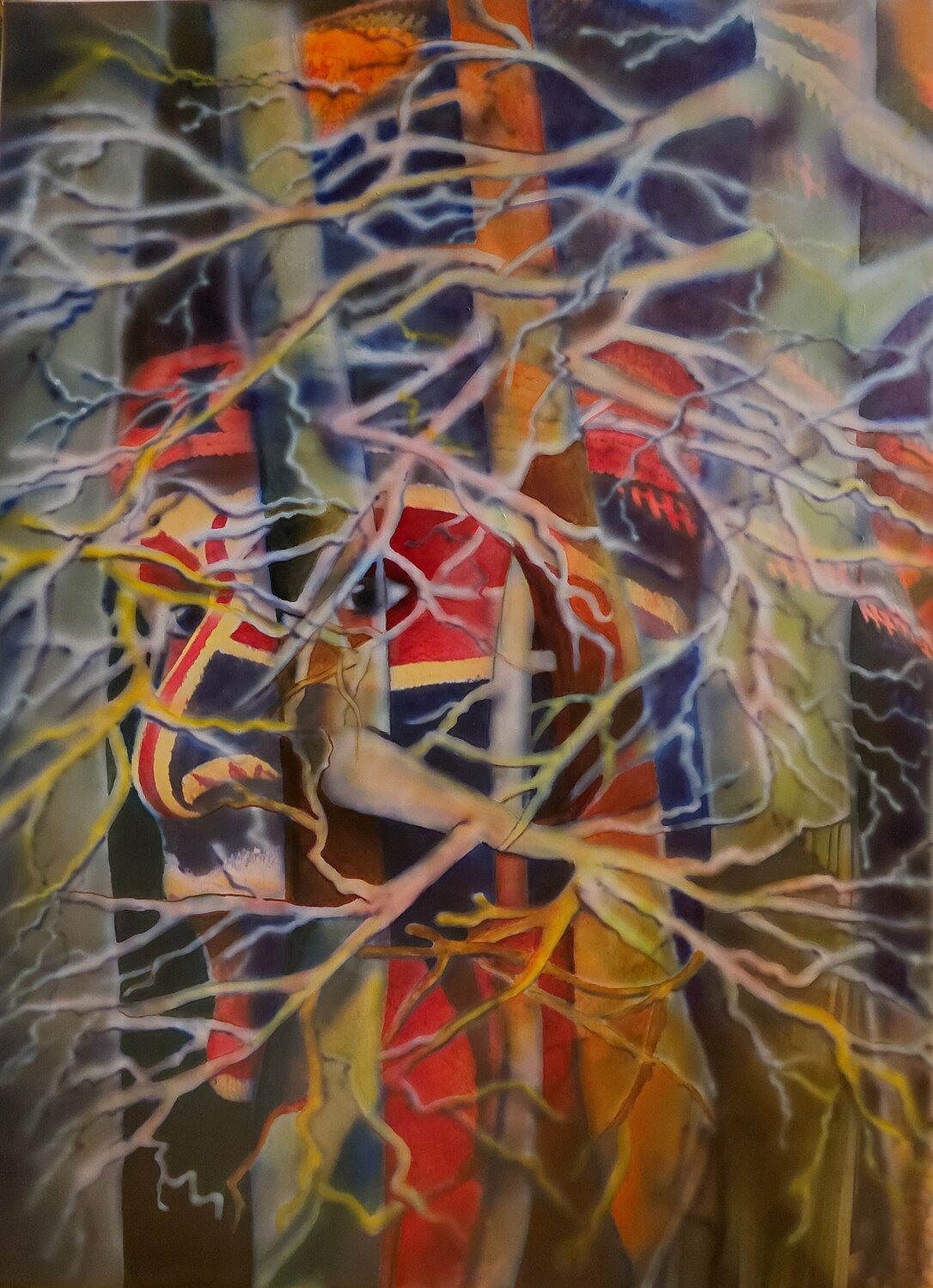 „Blick aus der Tiefe des Waldes“ Michaela Petra Sturm