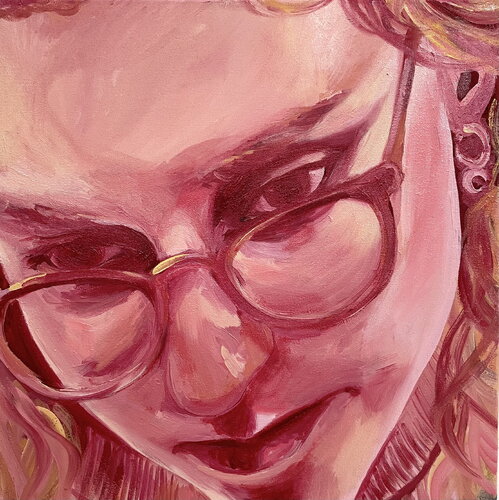First it's Pink by Silvia Knödlstorfer, Painting for Sale on Singulart