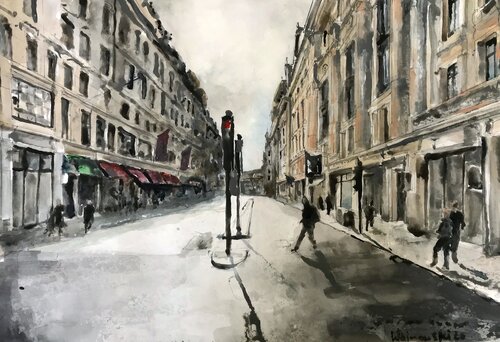 Regent Street von Martin Wojnowski, Malerei kaufen auf Singulart