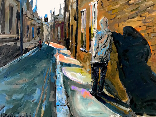 Street Life de Martin Wojnowski, Pintura a la venta en Singulart