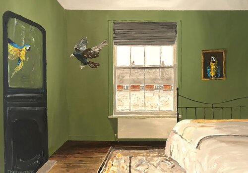 The Narcissist by Martin Wojnowski, 油畫 for Sale on Singulart