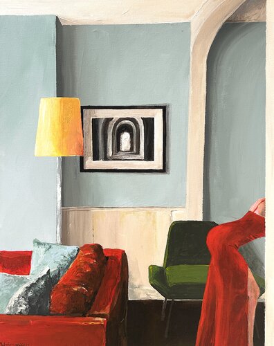 What's Left Behind by Martin Wojnowski, Painting for Sale on Singulart