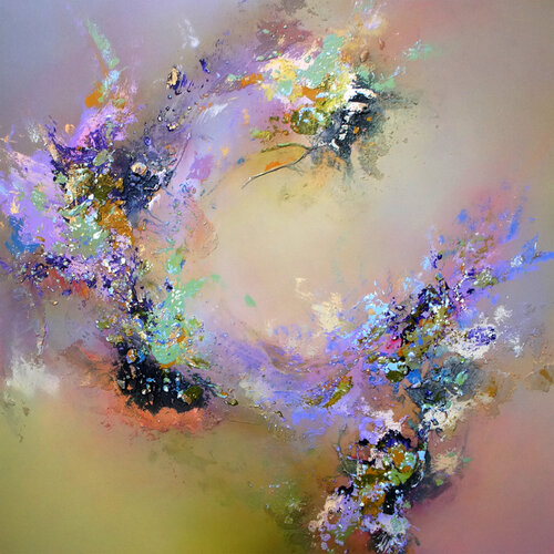 Celestial Kiss by Nicole Cijs, 絵画 for Sale on Singulart