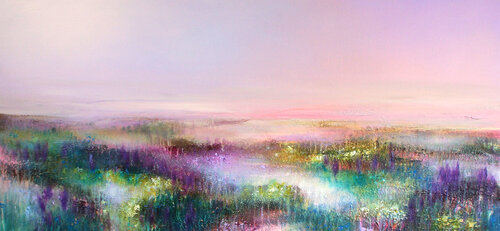 Vibration Of Hope par Nicole Cijs, Peinture en vente sur Singulart