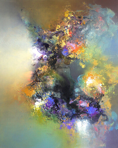 Sacred Space par Nicole Cijs, Peinture en vente sur Singulart