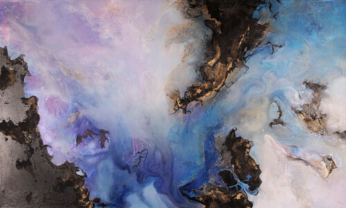 Through The Heavens par Nicole Cijs, Peinture en vente sur Singulart