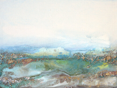 Lonely Grassland de Nicole Cijs, Pintura a la venta en Singulart