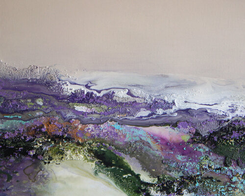 Enchanted Terrain par Nicole Cijs, Peinture en vente sur Singulart