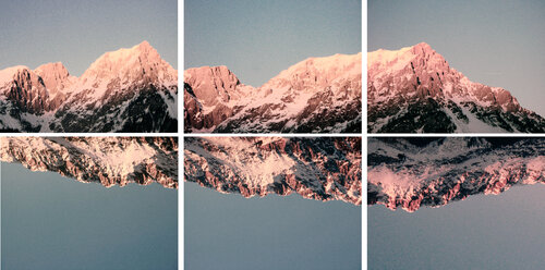 Alpen Reflexion – Ein Triptychon von Vera Zimmermann, Fotografie kaufen auf Singulart