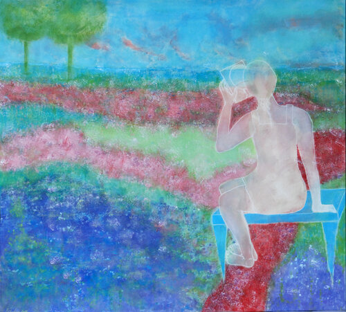 Ist die Schönheit eine Illusion? von Benelisa Franco, Malerei kaufen auf Singulart