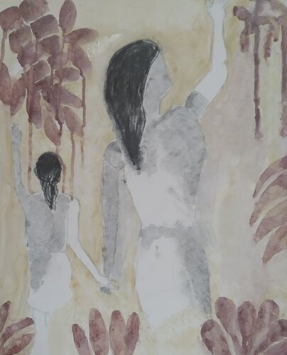 Let´s take a walk von Benelisa Franco, Malerei kaufen auf Singulart