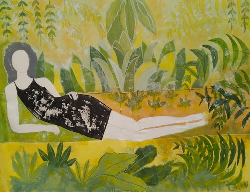 tropical woman von Benelisa Franco, Malerei kaufen auf Singulart