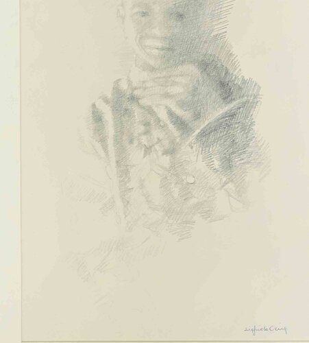 Portrait by Sigfrido Oliva, Work on Paper for Sale on Singulart