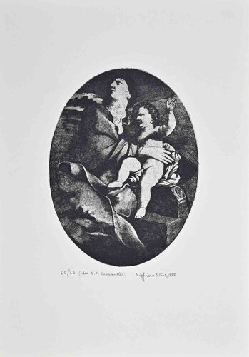 Woman and Child (After Romanelli) von Sigfrido Oliva, Druck kaufen auf Singulart