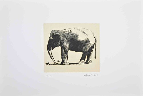 Elephant van Sigfrido Oliva, Afdruk te koop op Singulart