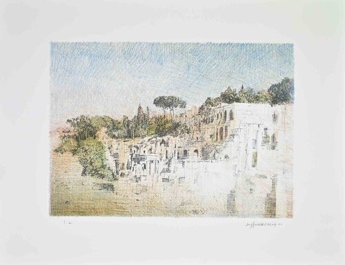 Rural Landscape van Sigfrido Oliva, Afdruk te koop op Singulart