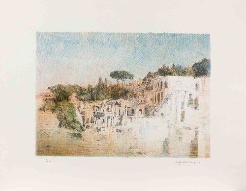 Landscape di Sigfrido Oliva, Stampa in vendita su Singulart