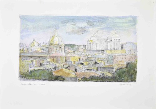 View of Roma di Sigfrido Oliva, Stampa in vendita su Singulart