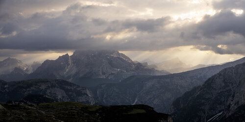 The Sun Rays Over Dolomites by Michael Lesiv, 写真 for Sale on Singulart