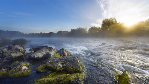 Morning on the River Stream di Michael Lesiv, Fotografia in vendita su Singulart