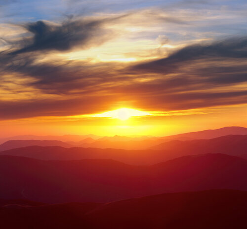 Crimson Sunset by Michael Lesiv, Photography for Sale on Singulart