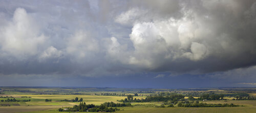 Village Before The Storm de Michael Lesiv, Fotografía a la venta en Singulart