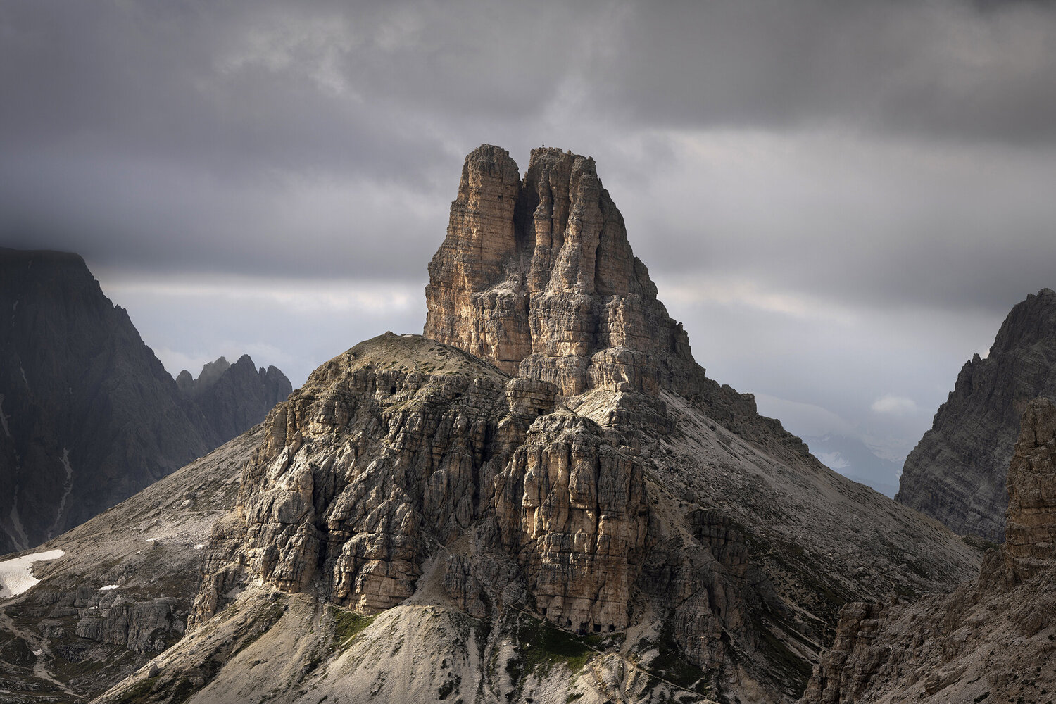 Evening - Paternkofel/Monte Paterno Michael Lesiv Fotografie te koop