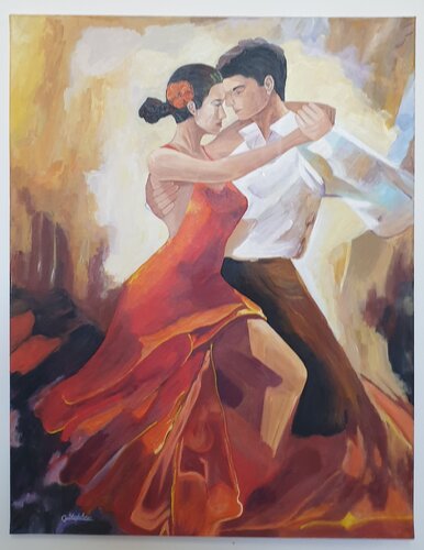 Tango von Greta Stoytcheva, Malerei kaufen auf Singulart